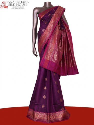 Exclusive Handloom Pure Tussar Silk Saree